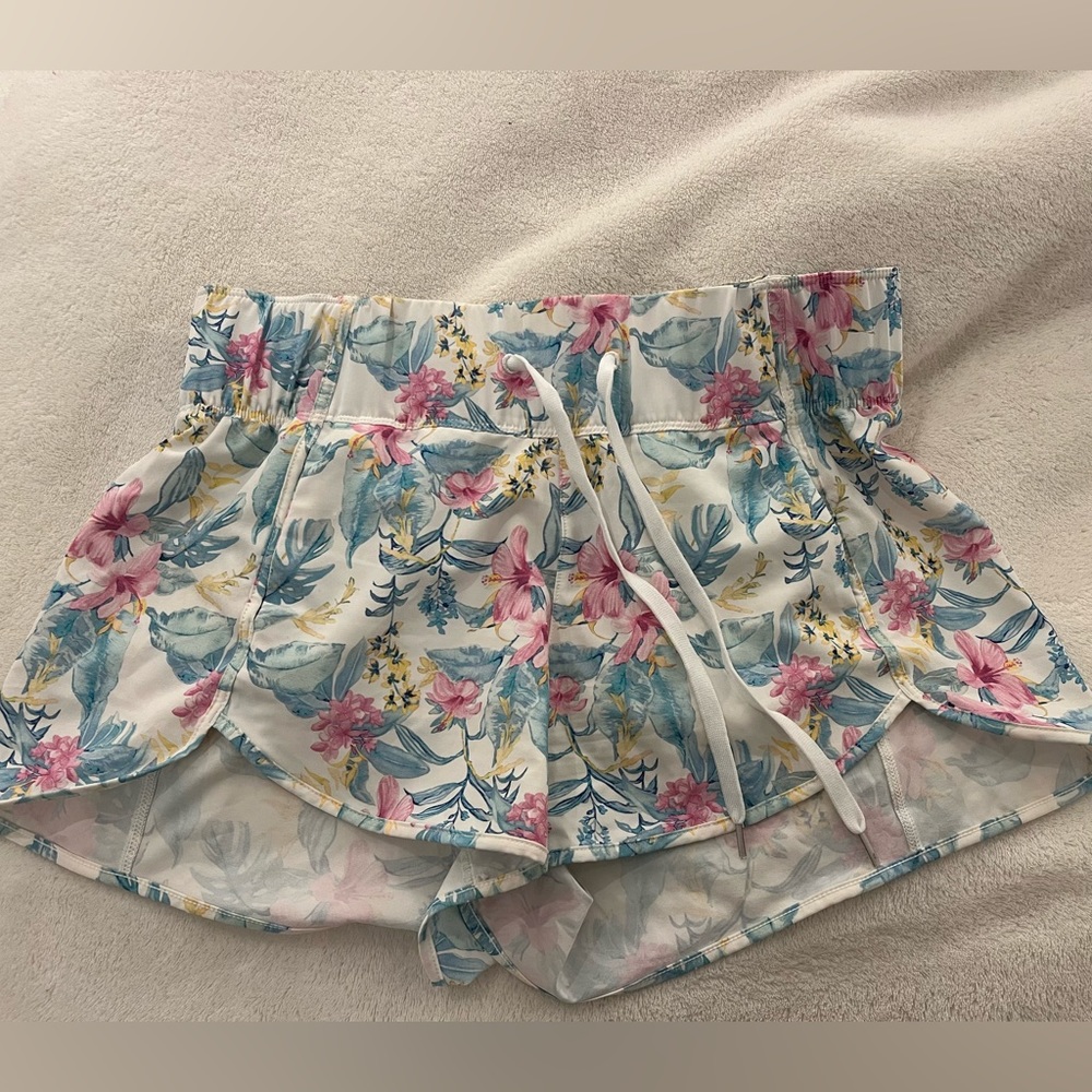 Loveshackfancy X Hurley floral print shorts